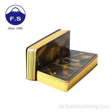 Custom Gold Edge Luxusspiel Buntes Spielkarten